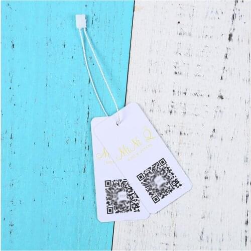 400pcs/Tag Custom Clothing Price Label Card Men And Women Childrens Clothing Underwear Tag Card Printing Production Logo