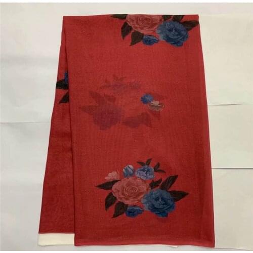 5 Yards 2020 most high quality embroidery printed 100% cotton african lace fabric for lady dress. L78171