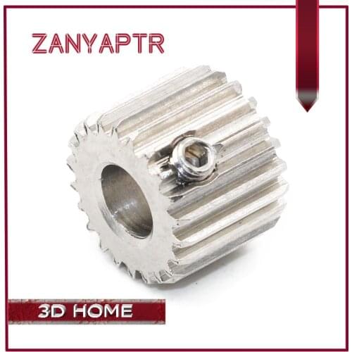 3D Printer Accessories Titan Extruder Gear 0.5 Modulus 22 Toothed Stainless Steel Material