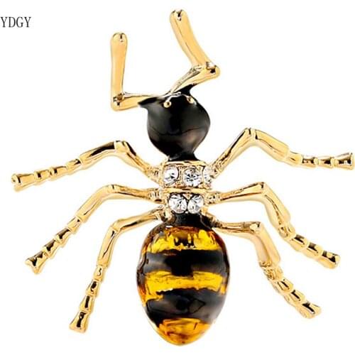 YDGY Personality New Bee Brooch Baitie Fashion Alloy Drop Oil Brooch