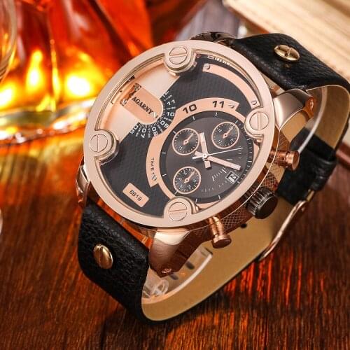 Dropshiping Cagarny Quartz Watch Men Cool Big Case Army Military Mens Watches Date Sport Wristwatch Relogio Masculino kol saati