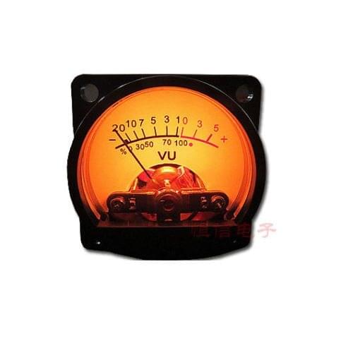 DYKB 1 x Panel VU Meter Warm Back Light Power Amplifier Indicator & Audio Level Amp DB Table dc 6v-12v FOR Driver board