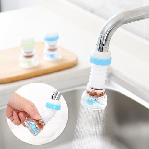 Household Faucet Filter Anti-splash Shower Bathroom Swivel Faucet Extender Kitchen Plastic Water Saver rotatable faucet nozzle