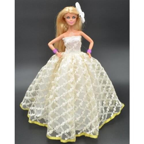 The new princess for barbie doll dress toys girls toys original doll clothes gift single bridal gifts girl