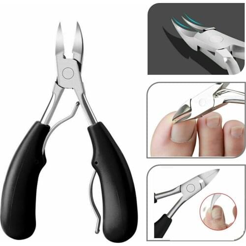 Professional Nail Clippers for Home /Art Nail Manicure Tools Thick Toe Hand Feet Scissors Toenails Chiropody Podiatry Plier