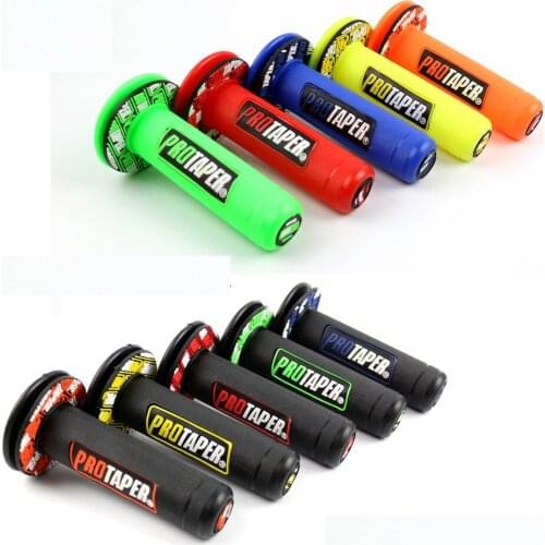 High Quality 7/8" 22mm Motorcycle Protaper handle grip Dirt Pit Bike Motocross Handlebar Rubber Gel Hand Grips Brake Hands