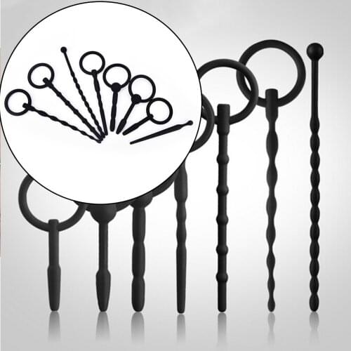 Silicone Urethra Catheter Male Penis Plug Tube Urethral Stretcher Urethral Sound Dilator Adult Sex Toy for Men Hot Erotic