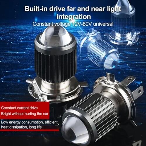 10000Lm H4 LED Moto H6 BA20D LED Motorcycle Headlight Bulbs White Yellow Hi Lo Lamp Scooter Accessories Fog Lights 9-80V LED