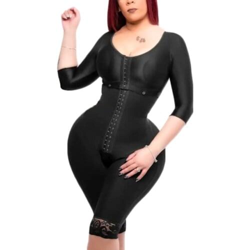 Reductora Girdle Waist Trainer Women Full Body Shapewear Postpartum Recovery Compression Colombian BBL Post Op Surgery Supplies