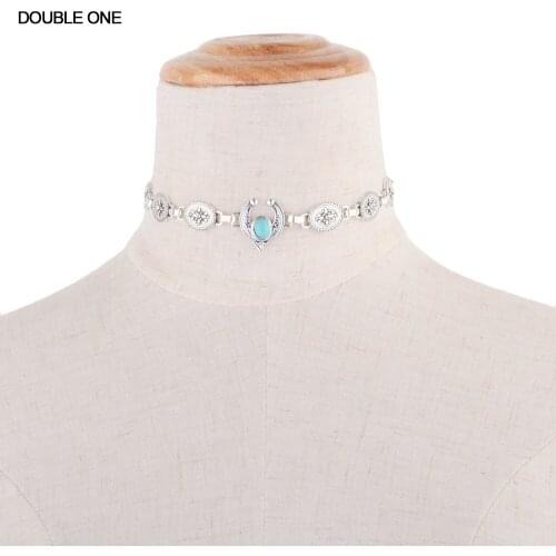 2017 Fashion Moon Gem Collar Choker Maxi Necklace Fashion Statement Fine Jewelry for Women Gift
