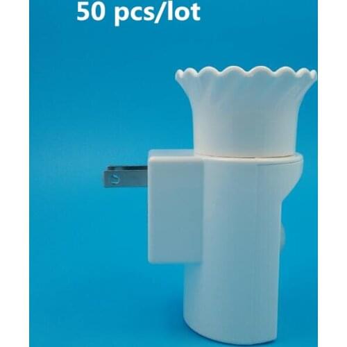 50 PCS/LOT E27 PIR Infrared Motion Sensor LED Light Lamp Holder LED Lamp Base PIR Motion Sensor Switch Light Holder Socket