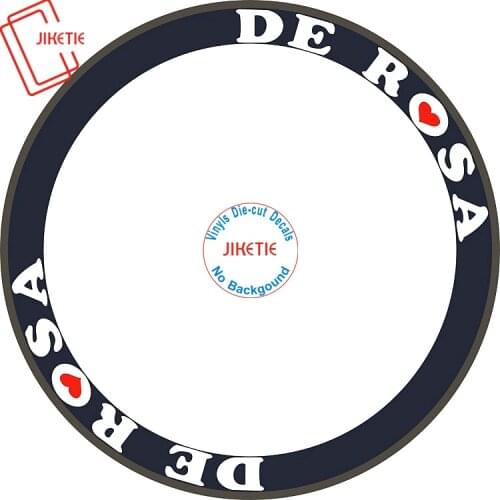 8Pics Road Bike 700c Wheel Rim Racing Brand Stickers Road Bicycle rim Wheel Bike Decals Wheel Stickers