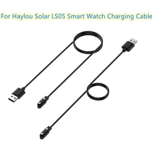 Smart Watch Dock Charger Adapter For Haylou Solar LS05 Sport Smart Watch Magnetic USB Charging Cable Base Cord Wire Accessories