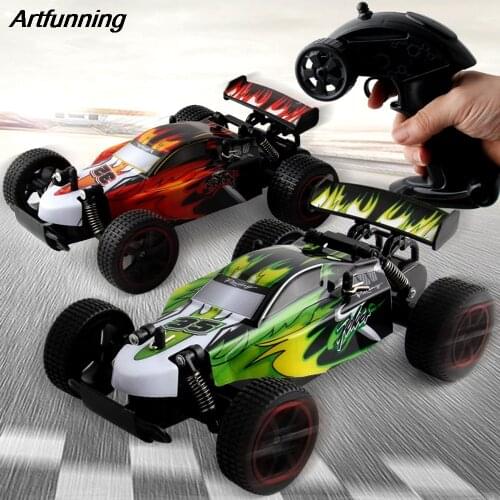 2.4 G remote control car 1:18 charging high-speed cross-country climbing remote control car toy car model at a high speed