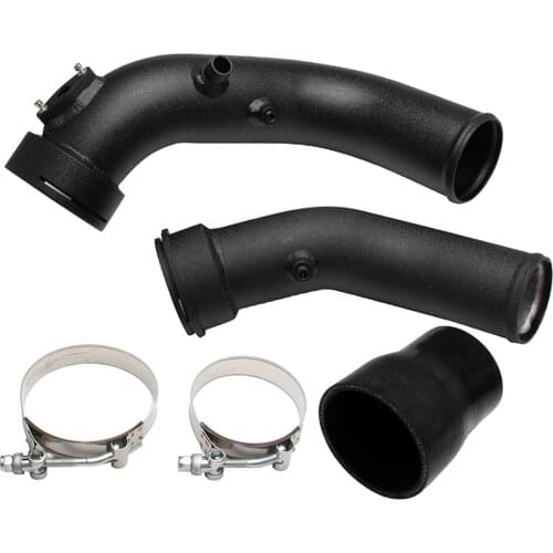 Black Intake Charge Pipe Aluminum Alloy Replacement For BMW F31 335i N55