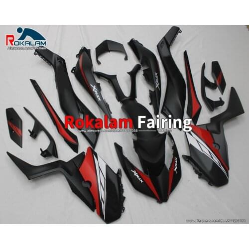 For Yamaha XMAX300 2017 2018 2019 2020 2021 Red Black Aftermarket ABS Motorbike Fairing Kit (Injection molding)