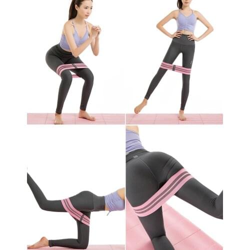 Hip Trainer Training Pull Rope For Sports Pilates Hip belt Fitness Hip Loop Resistance Bands Squat belt Yoga stretch band