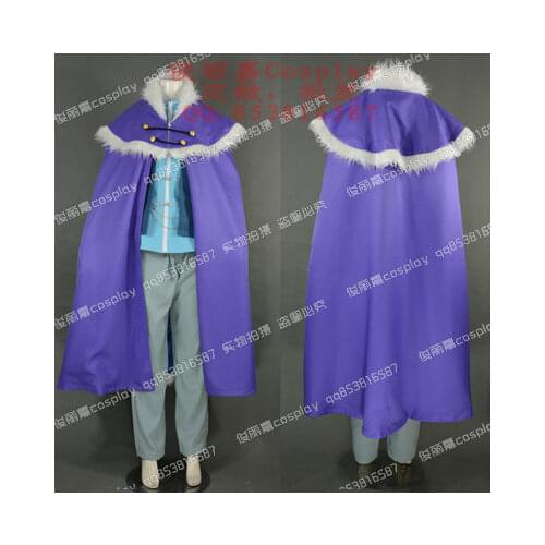 The Legend of Korra Iknik Blackstone Varrick Cloak Uniform Outfit Cosplay Costume J001