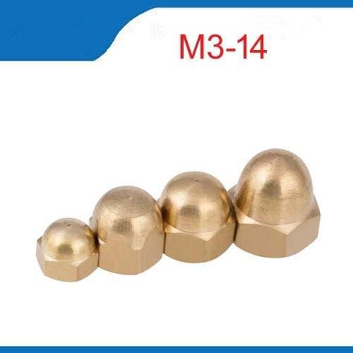 M10 100pcs 50pcs DIN1587 Acorn Nuts m3 m4 m5 m6 m8 m10 to m22 Copper Bronze Brass Cap Nut Acorn Dome Head Hex Nuts