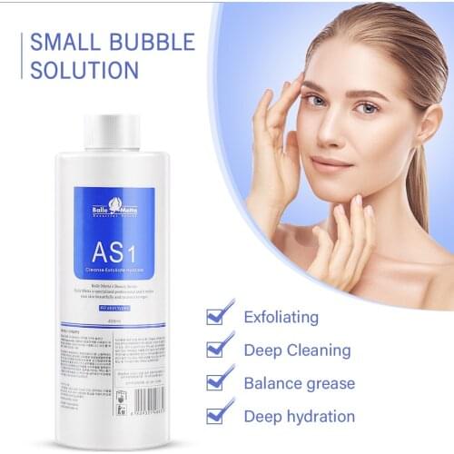 400ML Small Bubble Solution Hydrating Liquid Face Serum for Hydrafacial Machine Skin Deep Cleaning Anti Aging Repair Skin Salon