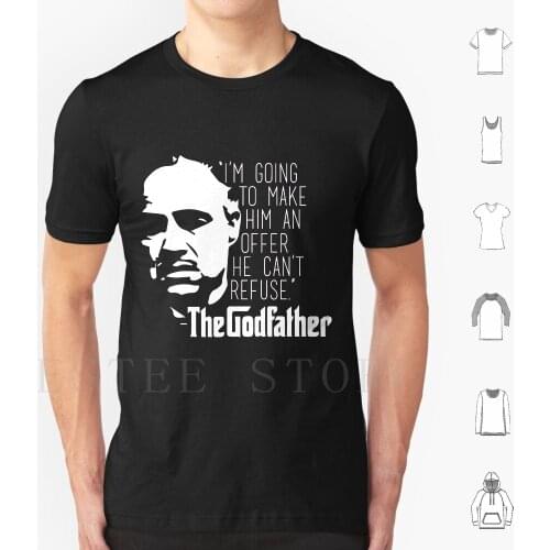 The Godfather T Shirt Men Cotton 6Xl The Godfather God Father Mafia Mobster Movie Film Classic Vintage Oldies Old Marlin Brando