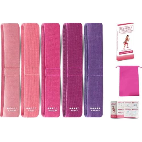 Fabric Resistance Bands Set Fitness Booty Bands Yoga Fitness Rubber Expander Elastic Band for Sport Workout Exercise Equipment