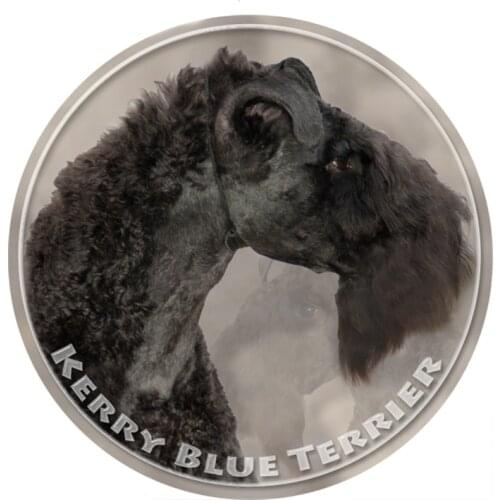 S40391# Various Sizes PVC Decal Kerry Blue Terrier Dog Pet Animal Car Sticker For Bumper Rear Window Laptop Refrigerator Toilet