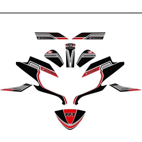 Tank Pad Stickers Trunk For BMW R1200RT R 1200 RT Luggage Aluminum Case Emblem Logo Decal Protector Fairing Protection 2019 2020