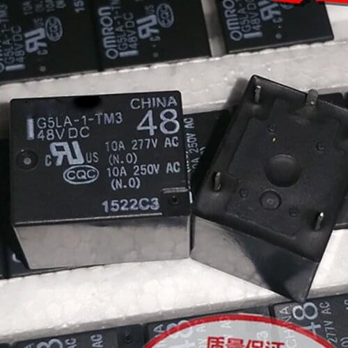 New 10PCS/LOT G5LA-1-TM3 48VDC 48V 10A 5PIN