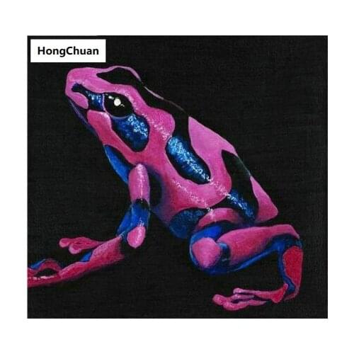 New product color frog diamond painting DIY mosaic handmade 5D diamond embroidery cross stitch kit home decorationChristmas gift