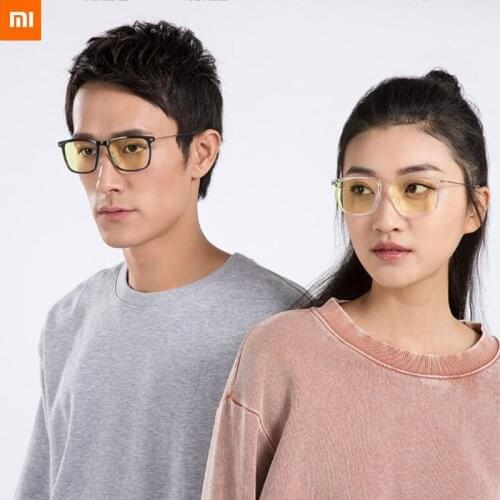 Xiaomi Mijia Anti-blue Goggles 75% Blue Light Blocking Rate Eyewear Gold-plastic Hybrid Frame For Men Women