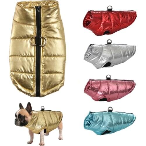 Clothes For Large Dogs Waterproof Big Dog Vest Jacket Autumn Winter Warm Pet Dog Coat Clothing For Dogs Chihuahua Labrador S-7XL