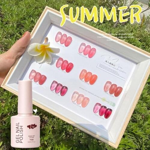 8ml Jelly Nail Polish Remove Easily Lasting Nail Accessories Salon Beauty Personal Use Translucent Nail Polish