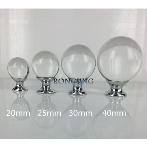 10x 30mm K9 Crystal Cabinet Drawer Knobs Glass Furniture Cabinet Pulls Red Crystal Dresser Handles Closet Knob Shoes Box Pull