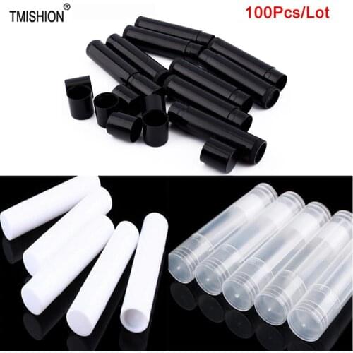 30 Set 100Pcs 5ml Lip Gloss Tube Empty Cosmetic Organizer Lipstick Jars Balm Lip Gloss Tubes Container for Travel Makeup