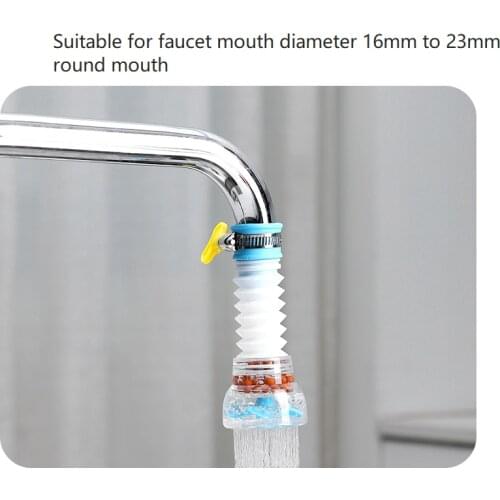 360 Degree Adjustable Water Tap Extension Filter Shower Water Tap Bathroom Faucet Extender Home Kitchen Accessories
