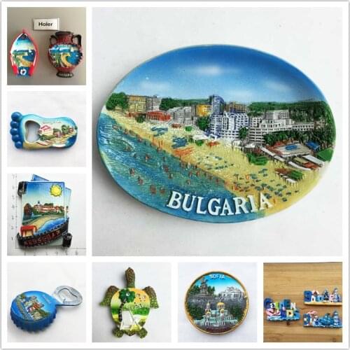 Souvenir Fridge Magnet Bulgaria Nessebar Krenevo Potes Sofia Creative Magnet Letters Fridge Sticker Crafts for Home Decor Gifts
