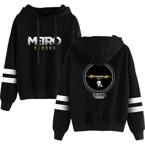 Metro Exodus Pullover Hoodies Unisex Long Sleeve Fashion Streetwear Hooded Sweatshirts