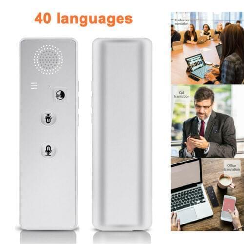 New Updated T3 Translation Intelligent Translator 40+ Languages Instant Voice Pocket Device Smart Instant Real Time Translator