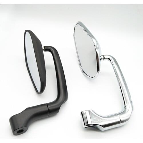 RACERS E9 Universal 10mm Motorcycle Rearview Mirrors Black Scooter Moto Side Mirrors FOR klx 250 fz 25 cf moto x8 jawa 50 vespa