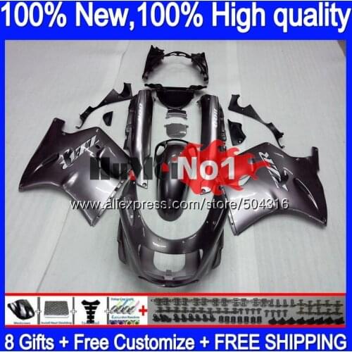 ZX11 For KAWASAKI ZX-11 ZZR 1100 ZX 11R ZX11R 93 98 99 00 01 0MC.108 ZX-11R ZZR1100 1993 1998 1999 2000 2001 Silvery Hot Fairing
