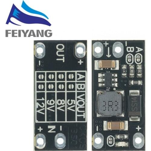1pcs Newest Multi-function Mini Boost Module Step Up Board 5V/8V/9V/12V 1.5A LED Indicator Diy Electronic Voltage Module