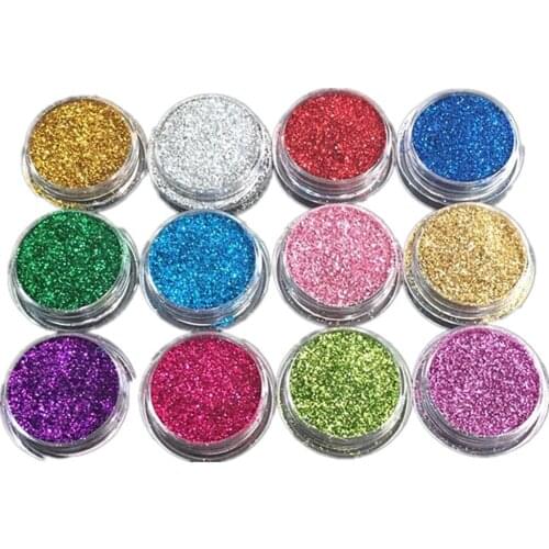 50g/bag Holographic Nail Glitter Powder Laser Nail Sequins Manicure Eyeshadow Powder Gift Card Decor DIY Makeup Tools