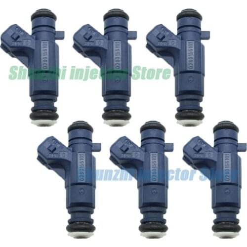 6pcs Fuel Injector Nozzle For Porsche Cayenne A Mercruiser 0280156101