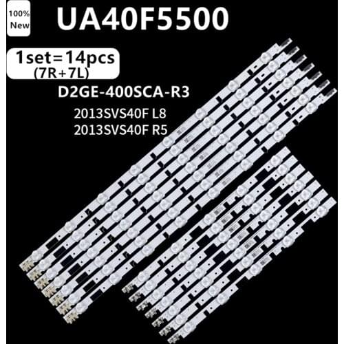 6kits LED Backlight strip TV For SamSung 40"TV D2GE-400SCA-R3 UA40F5500 2013SVS40F UE40F6400 D2GE-400SCB-R3 UE40F5000 UE40F5700
