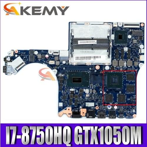 Akemy For Lenovo Y530-15ICH Notebook Motherboard EY515/EY517/EY519/EY520 NM-B701 Motherboard With I7-8750HQ GTX1050M 4G