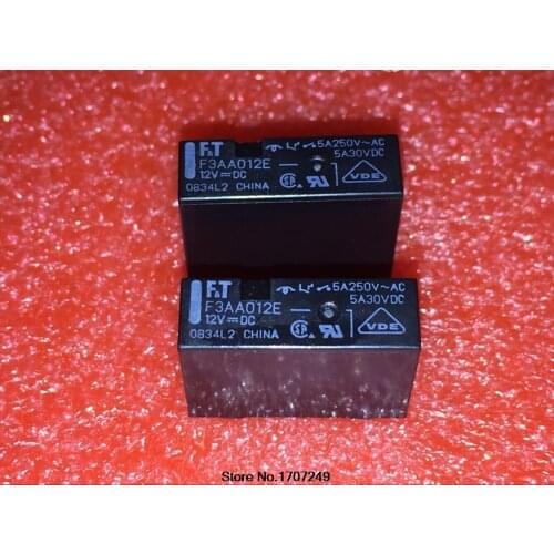 Free shiiping 100pcs/lot F3AA012E F3AA012 12v 5A 4 foot New original authentic ROHS certified FT/FUJISU Relay