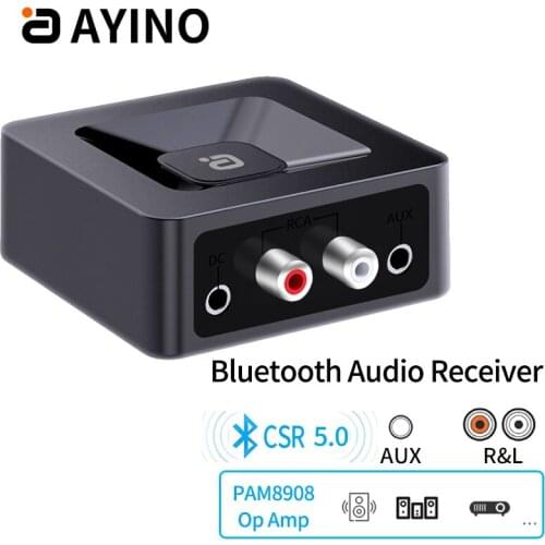 Bluetooth 5.0 Audio Adapter for Music Streaming Sound System, Wireless with Smartphones and Tablets, Wireless for Speakers MR230