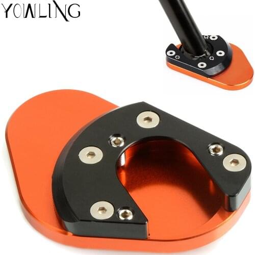 FOR 690 2012 2013 2014 2015 2016 Motorcycle Side Stand Pad Plate Kickstand Enlarger Support Extension 690 Stands