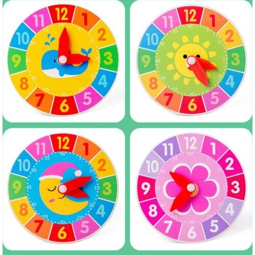 Busy Board DIY Clock Toys Baby Montessori Sensory Activity Board Accessories Children Educational Toy